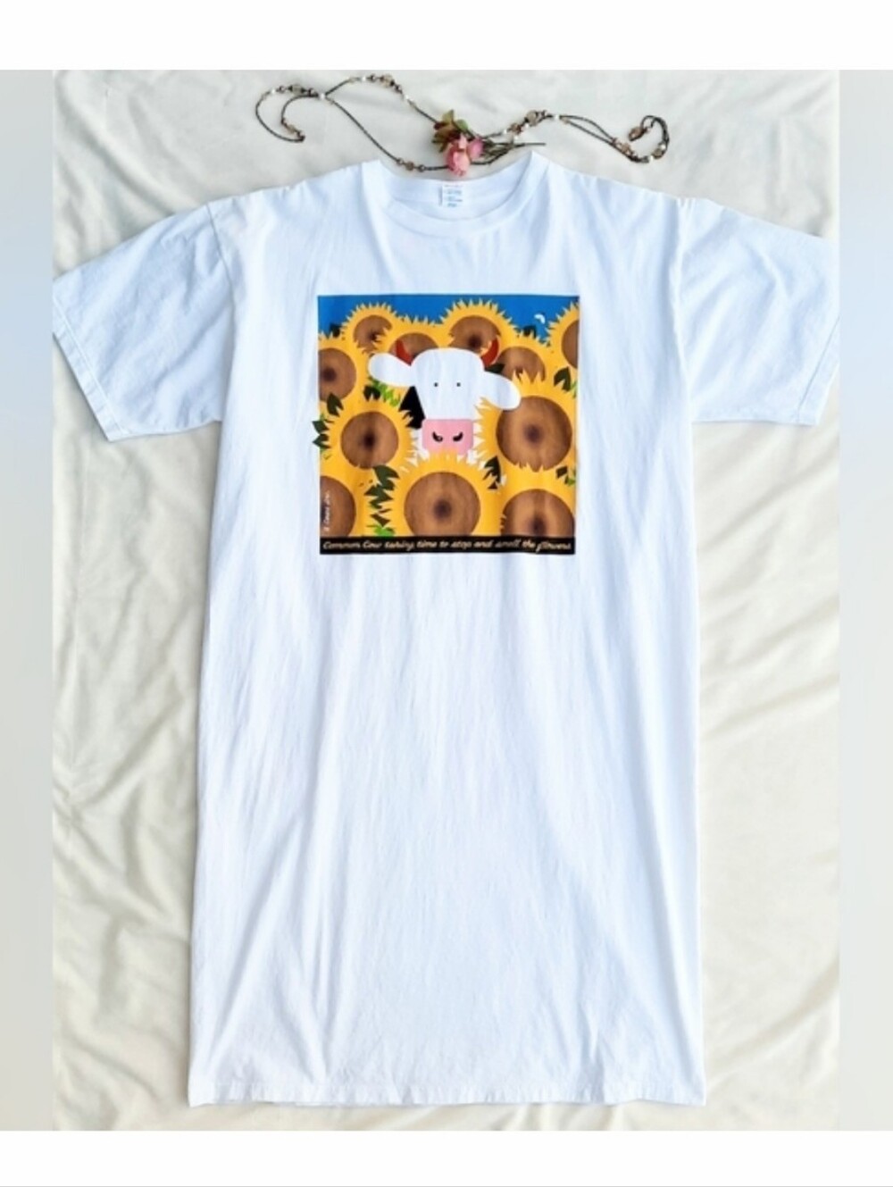🍁🍦🐄 COWS Icecream Whistler, BN T-Shirt Dress Nightwear OS Boxy Short Sleeve